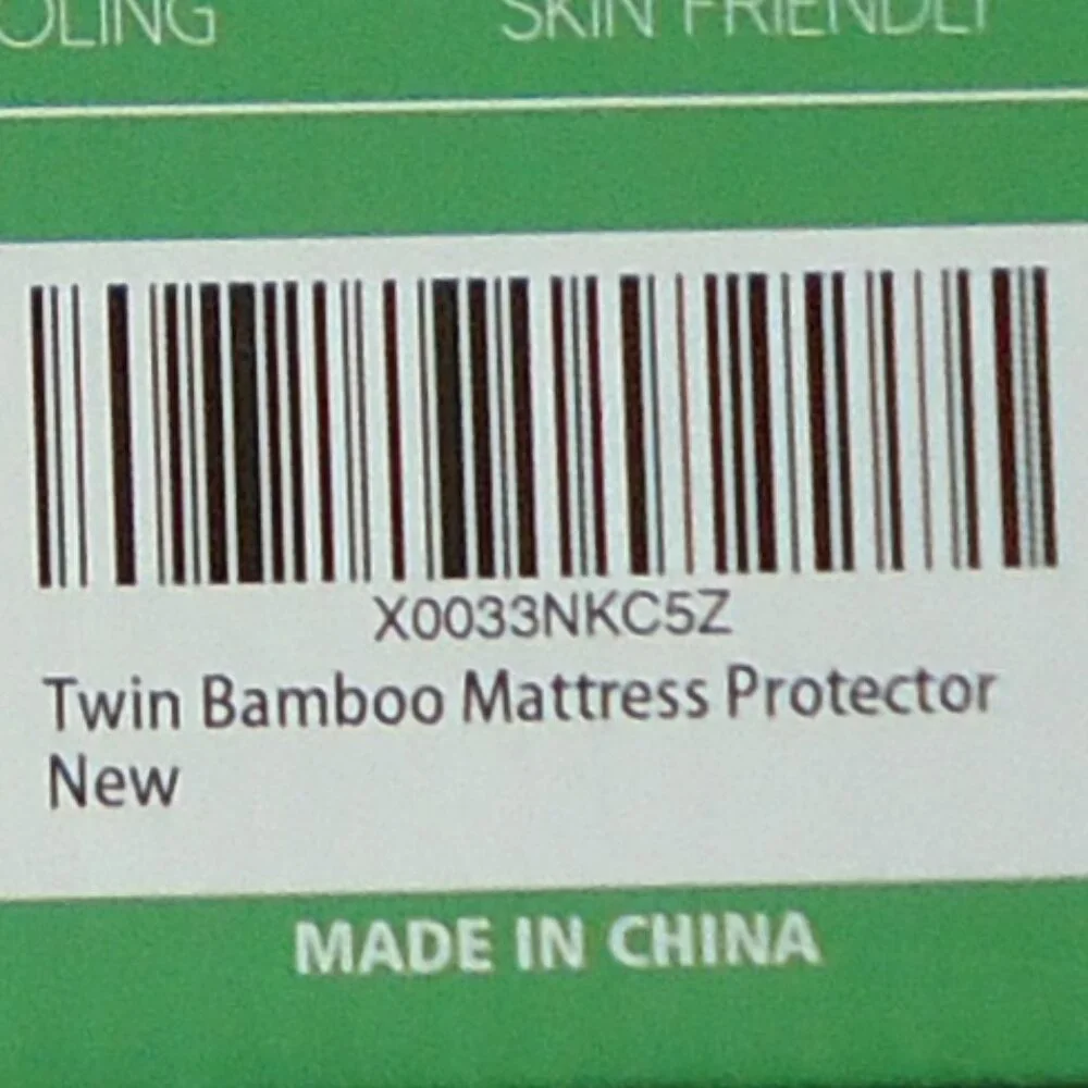 NWOT. GOONIK twin bamboo waterproof mattress protector.